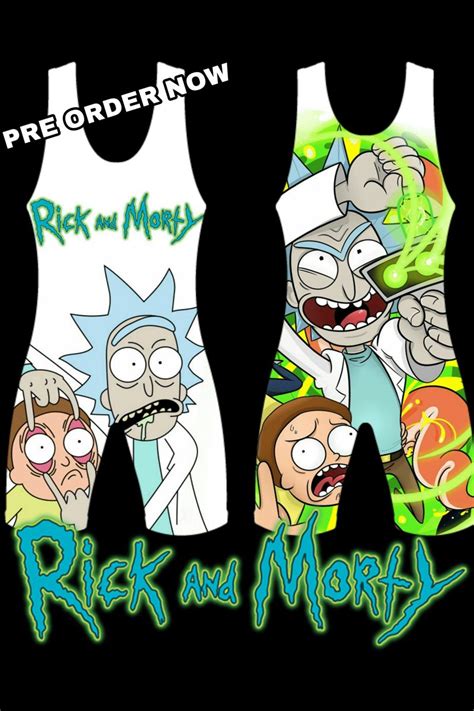 rick and morty wrestling singlet.